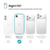 coque iphone air presidio2 grip speck bleu marine silver metallic
