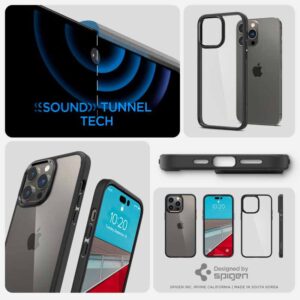 coque iphone 14 pro ultra hybrid spigen noir