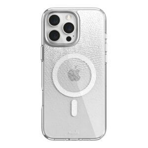 coque iphone 16 pro max iglaze moshi blanc crème
