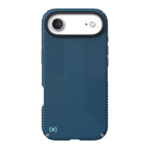 coque iphone air presidio2 grip speck bleu marine silver metallic