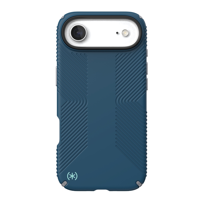 coque iphone air presidio2 grip speck bleu marine silver metallic