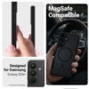 coque samsung galaxy s26+ hybrid matte magnetic crong noir
