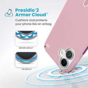 coque iphone 16 plus presidio2 pro speck rose
