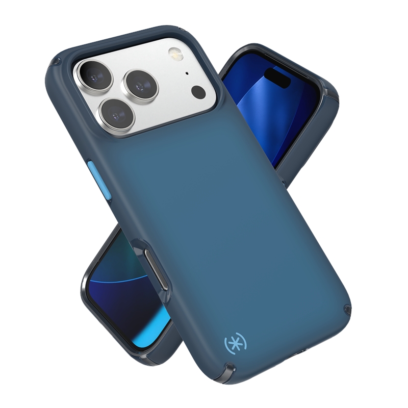 coque iphone 17 pro presidio lux speck bleu marine