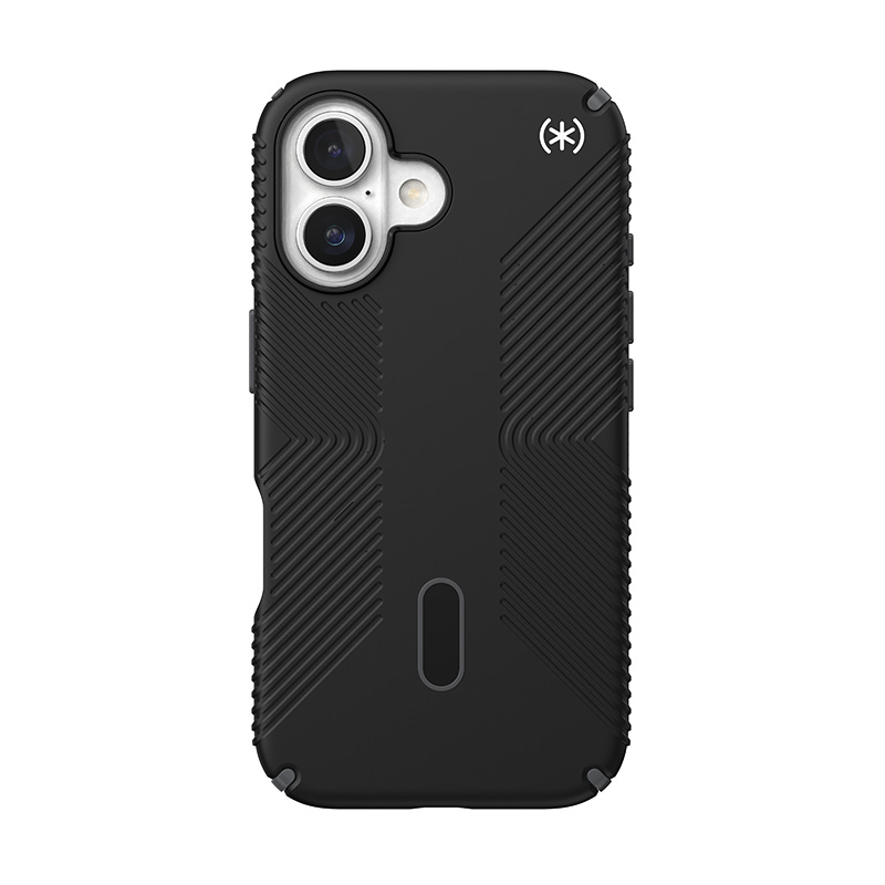 coque iphone 16 presidio2 grip speck noir slate gray