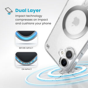 coque iphone 16 plus presidio perfect clear speck transparent