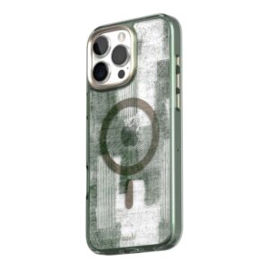coque iphone 16 pro iglaze moshi vert