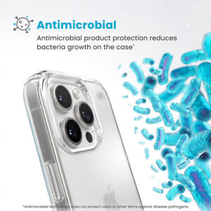 coque iphone 16 pro presidio perfect clear speck transparent
