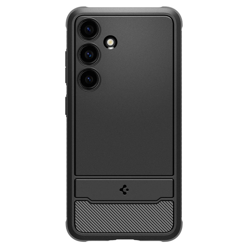 coque samsung galaxy s24 rugged armor spigen noir mat