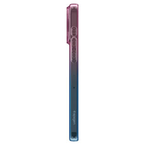 coque iphone 15 pro liquid crystal spigen rose digital