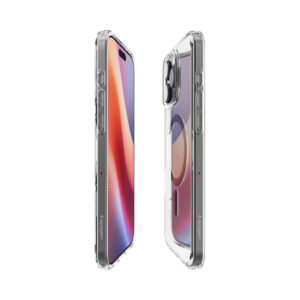 coque iphone 16 pro max ultra hybrid mag spigen anthracite