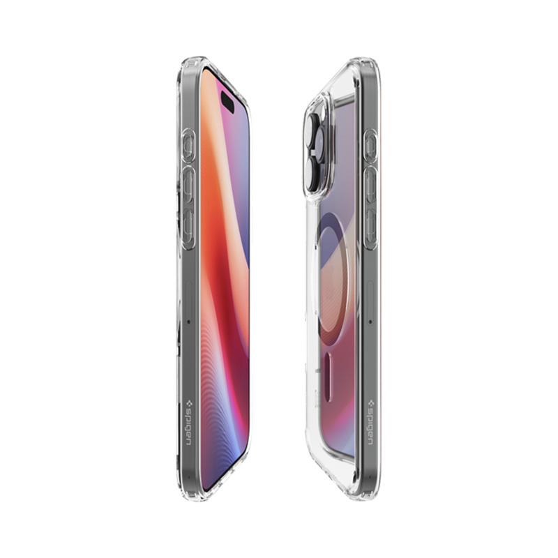 coque iphone 16 pro max ultra hybrid mag spigen anthracite