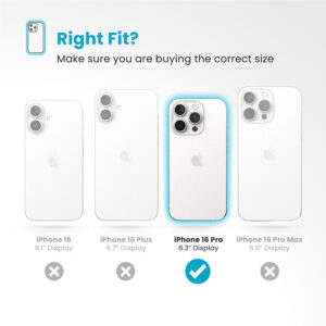 coque iphone 16 pro presidio perfect clear speck transparent