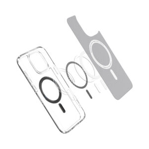 coque iphone 16 pro max ultra hybrid mag spigen anthracite