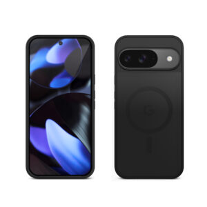 coque google pixel 9 hybrid matte magnetic crong noir