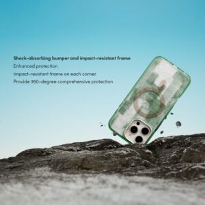 coque iphone 16 pro iglaze moshi vert