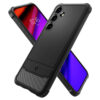coque samsung galaxy s24 rugged armor spigen noir mat