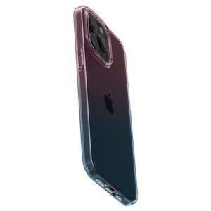 coque iphone 15 pro liquid crystal spigen rose digital