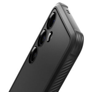 coque samsung galaxy s24 rugged armor spigen noir mat