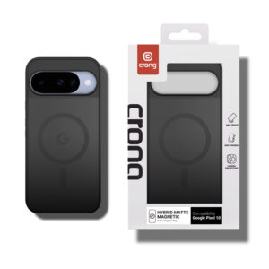 coque google pixel 10 hybrid matte magnetic crong noir
