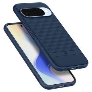 coque google pixel 10 spigen bleu marine