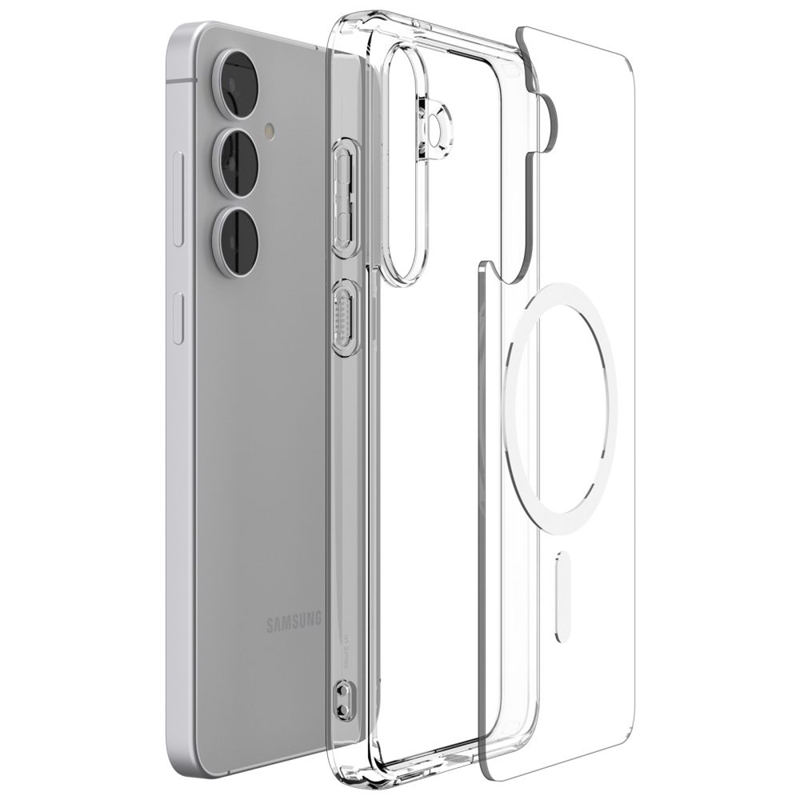 coque samsung galaxy s25 ultra hybrid mag spigen transparent