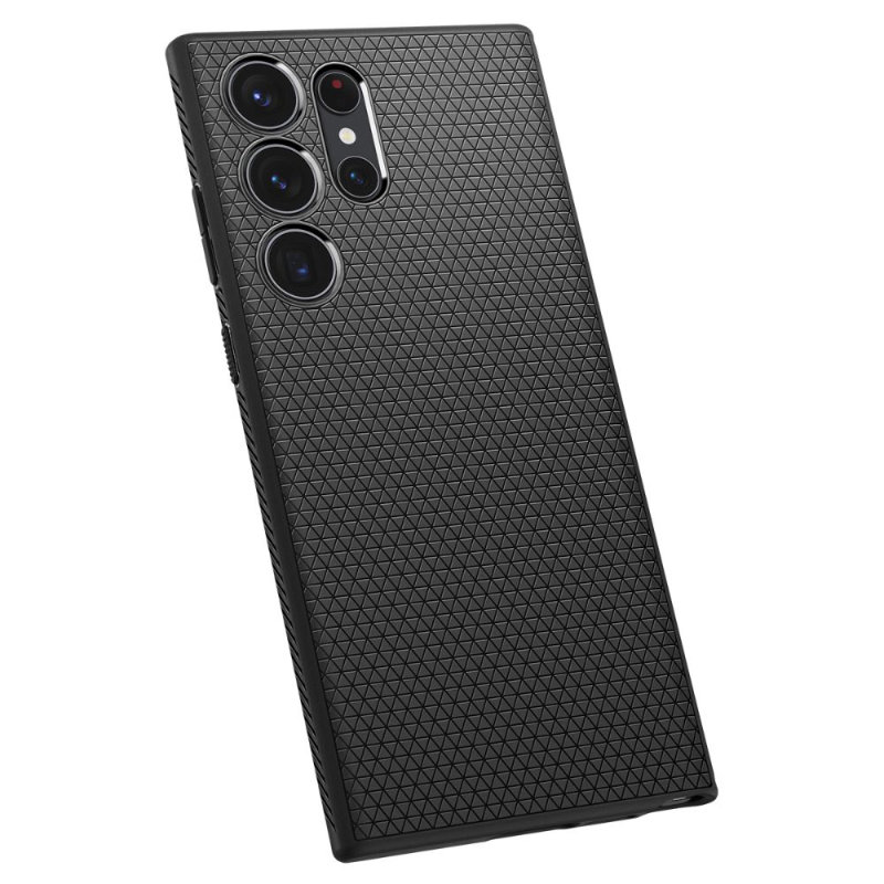 coque samsung galaxy s23 ultra liquid air spigen noir mat