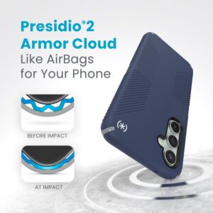 coque samsung galaxy s23 presidio2 grip speck bleu côtier
