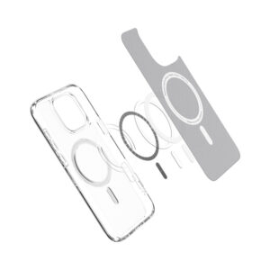 coque iphone 16 pro max ultra hybrid mag spigen fumé