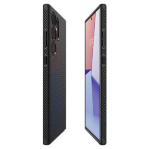coque samsung galaxy s23 ultra liquid air spigen noir mat