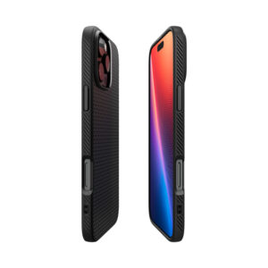 coque iphone 16 pro max liquid air spigen noir mat