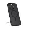 coque iphone 16 pro max ultra hybrid mag spigen noir givré