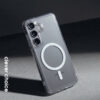 coque samsung galaxy s26+ hybrid clear magnetic crong transparent
