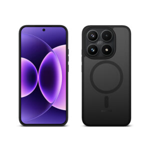 coque xiaomi 17 hybrid matte magnetic crong noir