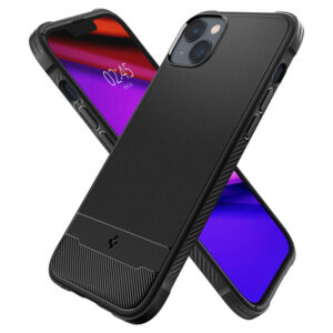 coque iphone 14 rugged armor mag spigen noir