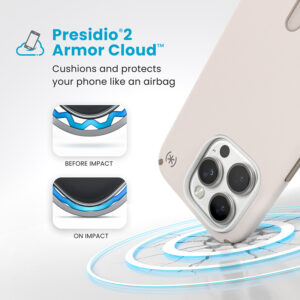 coque iphone 16 pro presidio2 pro speck blanc crème