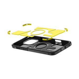 coque iphone 16 pro tough armor mag spigen noir