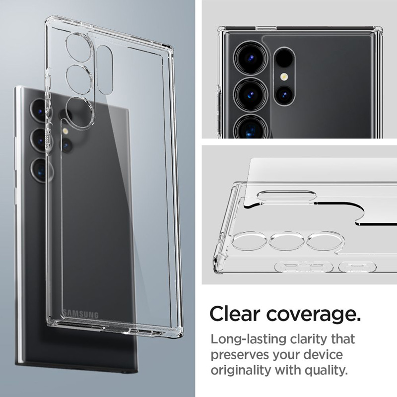 coque samsung galaxy s24 ultra ultra hybrid spigen transparent