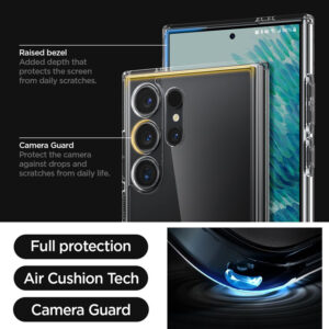 coque samsung galaxy s24 ultra ultra hybrid spigen transparent