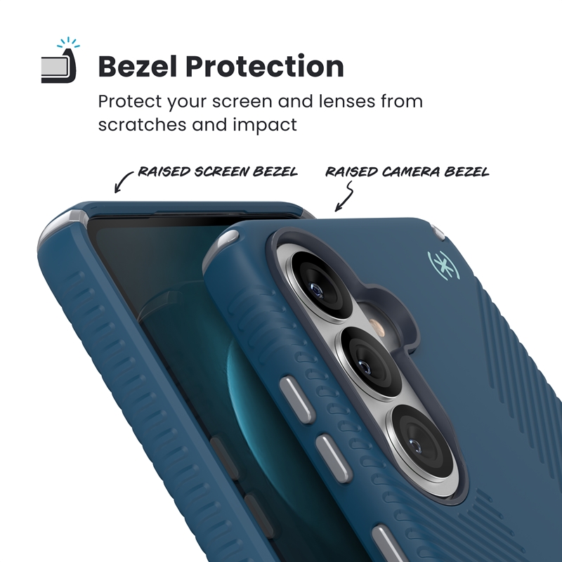 coque samsung galaxy s26+ presidio2 grip speck bleu marine