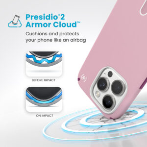 coque iphone 16 pro presidio2 pro speck rose