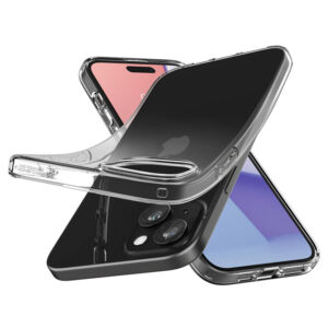 coque iphone 15 plus liquid crystal spigen transparent