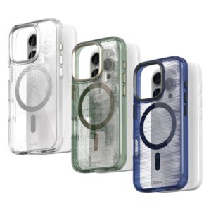 coque iphone 16 pro max iglaze moshi bleu marine