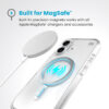 coque iphone 16 presidio perfect clear speck transparent serene silver