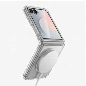 coque samsung galaxy z flip 8 flexair hybrid tech protect transparent
