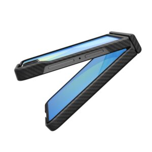 coque samsung galaxy z flip 8 airskin aramid magsafe spigen noir