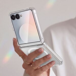 coque samsung galaxy z flip 8 flexair hybrid tech protect transparent