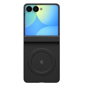 coque samsung galaxy z flip 8 airskin aramid magsafe spigen noir