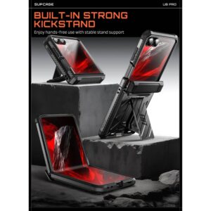 coque samsung galaxy z flip 8 unicorn beetle pro supcase noir