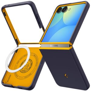coque samsung galaxy z flip 8 nano pop magsafe spigen bleu marine